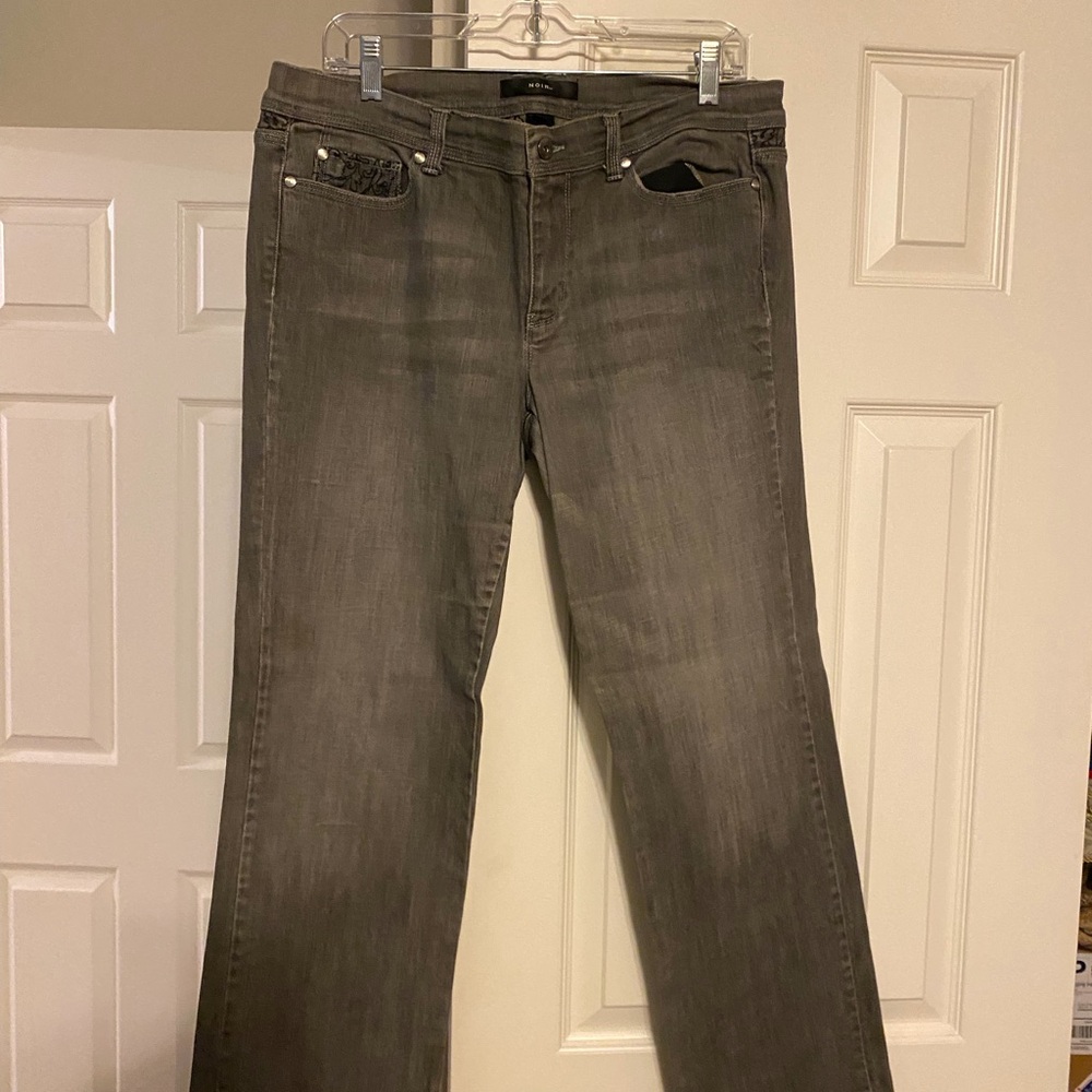 Noir Straight Leg Jeans